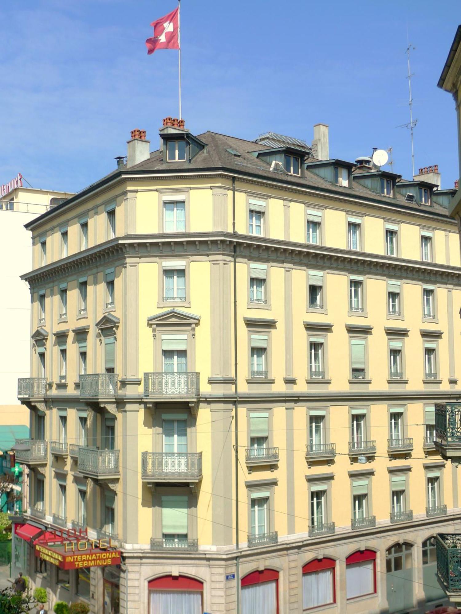 Hotel International & Terminus Geneva Luaran gambar